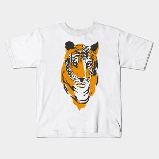 Awesome Tiger Face Kids T-Shirt